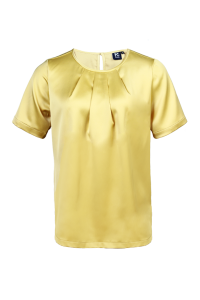 Ladies' Round Neck Blouse Rose Gold