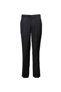 Pinstripe Ladies' Pants Black