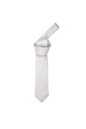 Diagonal Stripe Tie (Cream)