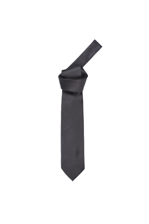 Diagonal Stripe Tie (DG Dark Grey)