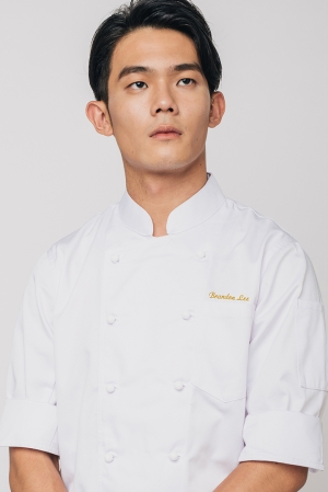 Embroidery Yellow Script 1 Left Chest 