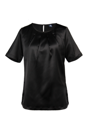 Ladies' Round Neck Blouse Black