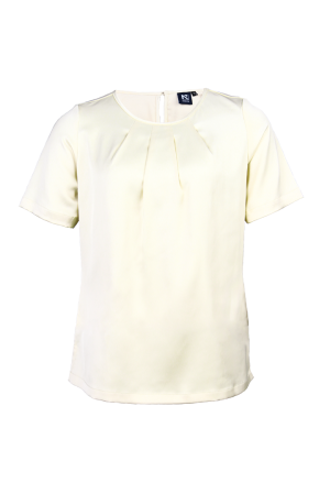 Ladies' Round Neck Blouse Ivory