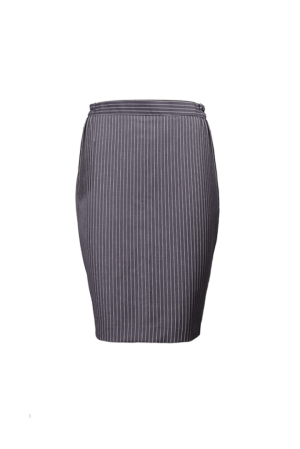 Pinstripe Ladies' Skirt Grey