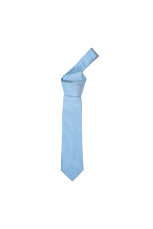 Mini Check Tie (Baby Blue)