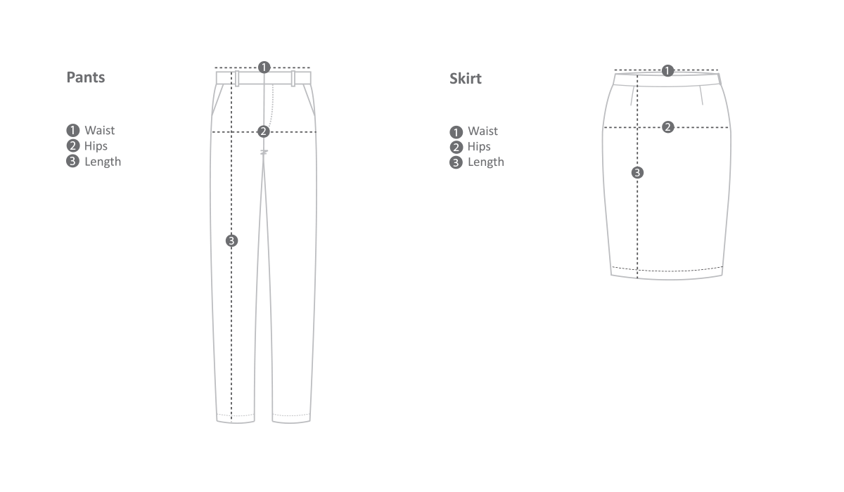 Pants and Skirt Size Guide